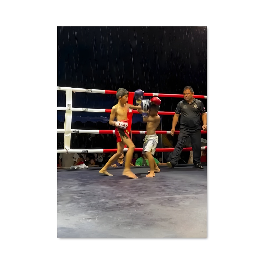 Poster Muay thai ancestral